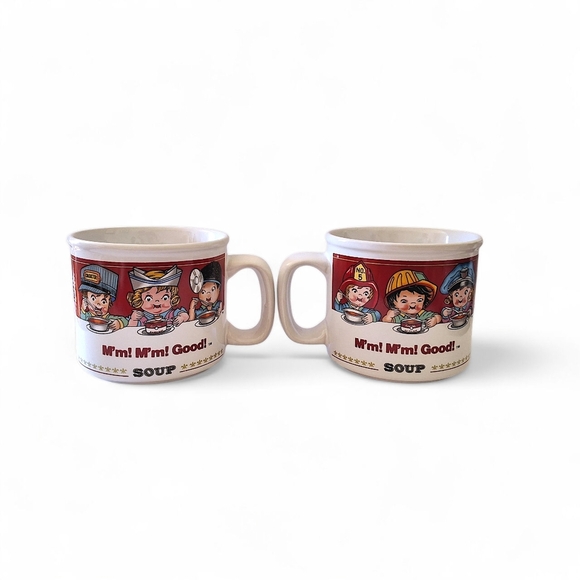1993 Campbell's Soup “M’m! M’m! Good!” Kids Soup Mug Set by Westwood - Picture 5 of 15